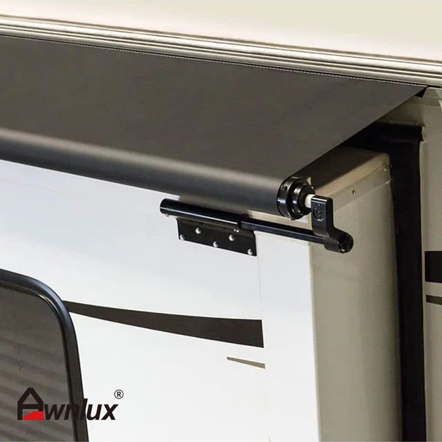 

Awnlux W5250C 16oz Heavy Duty Vinyl Slide Cover Assembly Unrolls Automatically Topper for RV Slide-out Exterior Accessories