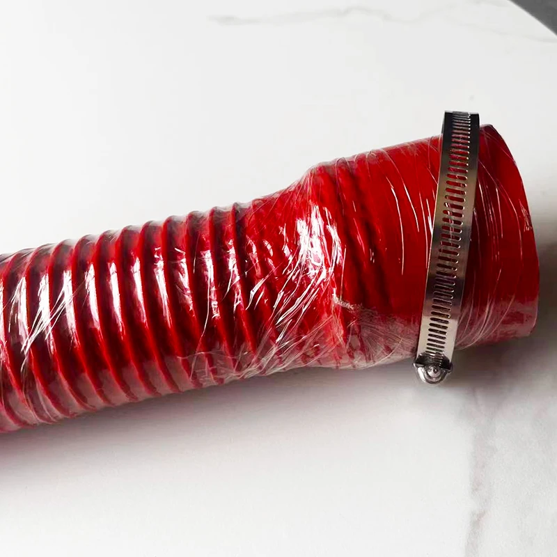 Red Universal Variable Diameter Reducer Silicone Flexible Hose Radiator Tube Pipe For Air Intake High Pressure High Temperature