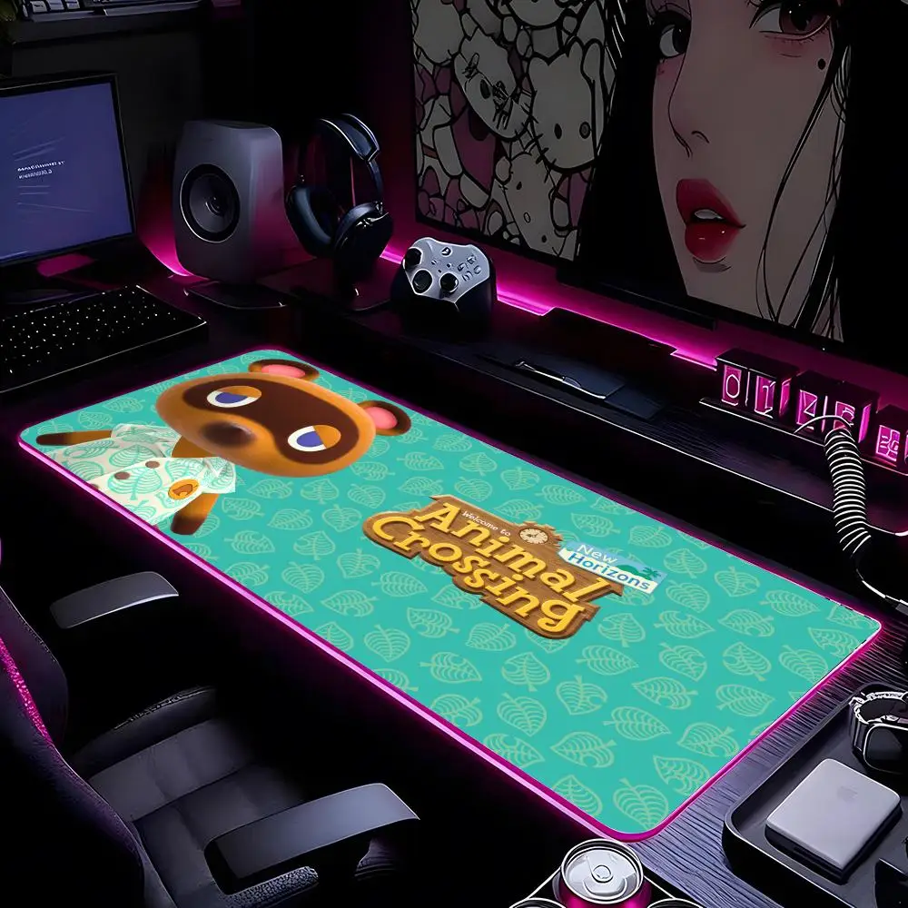 a-animal-c-crossing-マウスパッド-マウスパッド-hd-印刷-コンピューターゲーマー向け-ロッキングエッジ-滑り止め-rgb-マウスパッド-xxl90x40cm-キーボード-pc-de