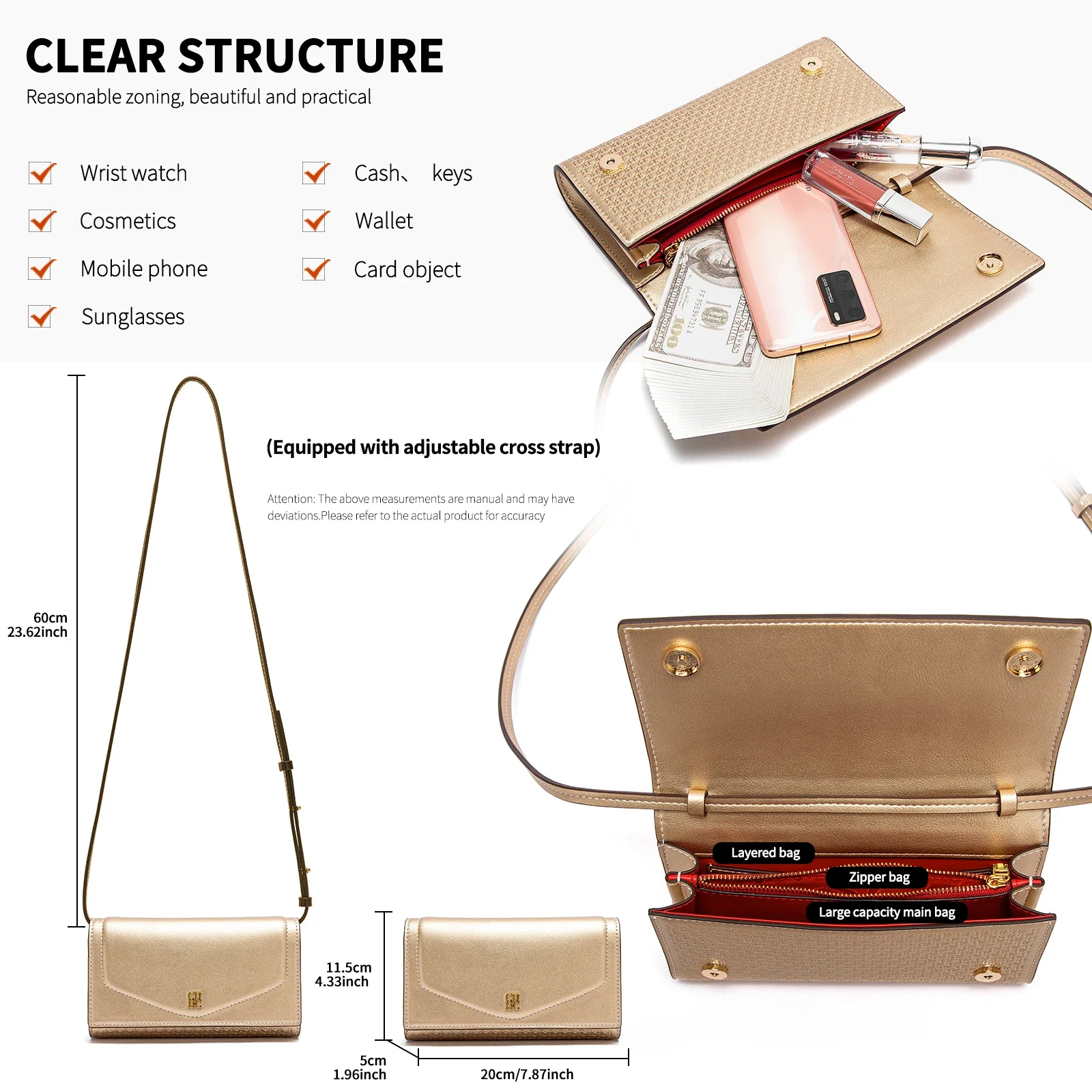 Fashion Simple Ladies Chain Bag Pure Colour Classic 2025 New Women\'s Small Square Bag Elegant and Versatile