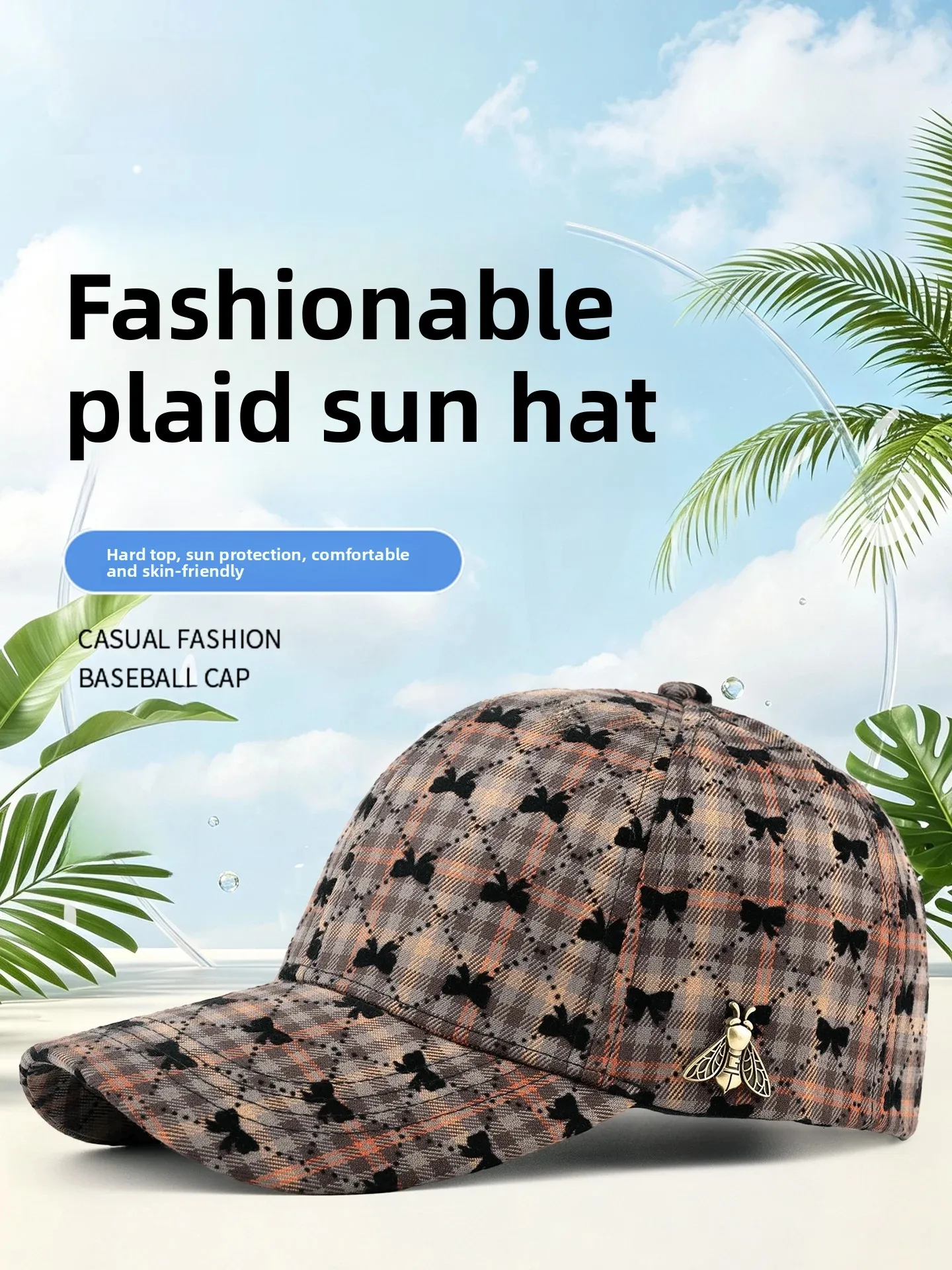 casquette-de-baseball-de-protection-solaire-pour-femme-haut-de-gamme-nouveau-style-printemps-automne-2026-chapeau-polyvalent-amincissant-le-visage-doux-et-confortable-en-polye