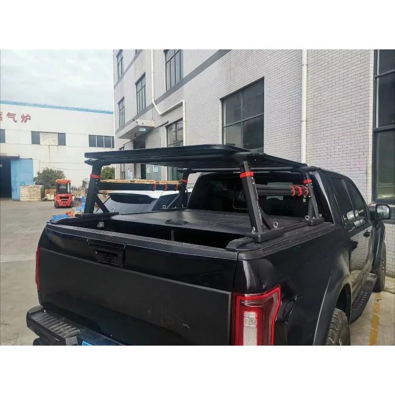 Adjustable Aluminum Bed Frame for Pickup Trucks Universal Roll Bar New Condition