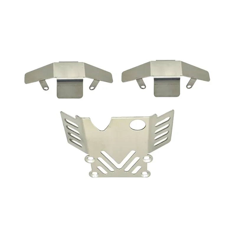 ل MJX 1/12 H12Y H12Y + H12P التحكم عن بعد ترقية السيارة الملحقات غير المدمرة تركيب 304 الهيكل درع