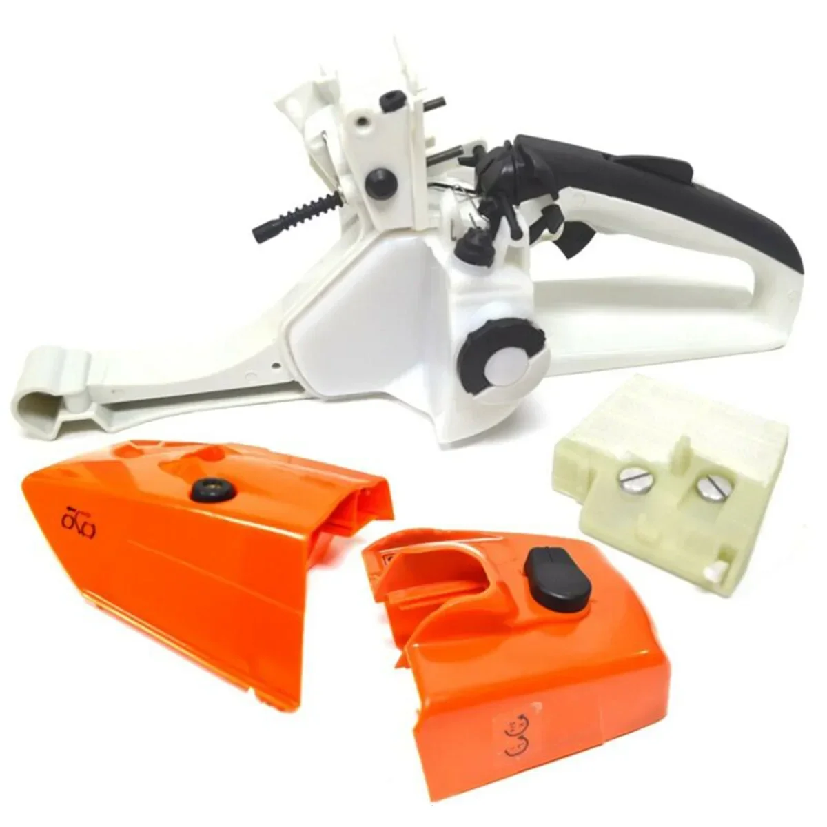 Conjunto de Alça Traseira 026 1121 080 1605 1121 350 0829 Motosserra para Stihl Ms260 Mortalha Acessórios Superiores Novo