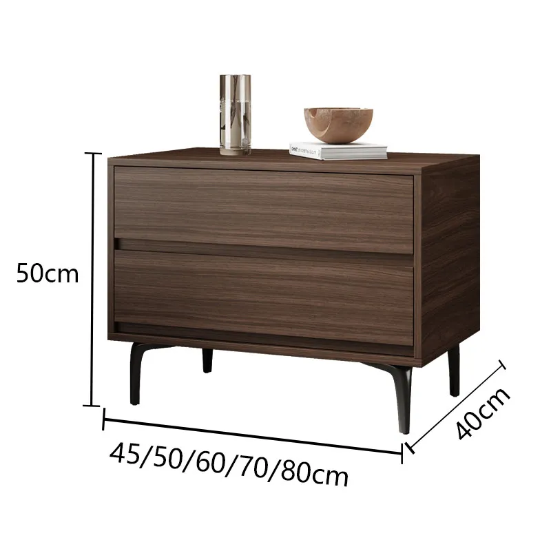 Nordic Trendy Nightstand Simple Luxury Modern Chic Elegant Bedroom Decor Mesa De Noche Bedroom Furniture