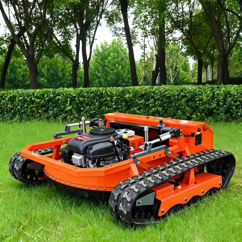Customized Robotic Smart Lawn Mower Grass Cutter Robotic Mowers Smart Remote Start and Emergency Stop Function