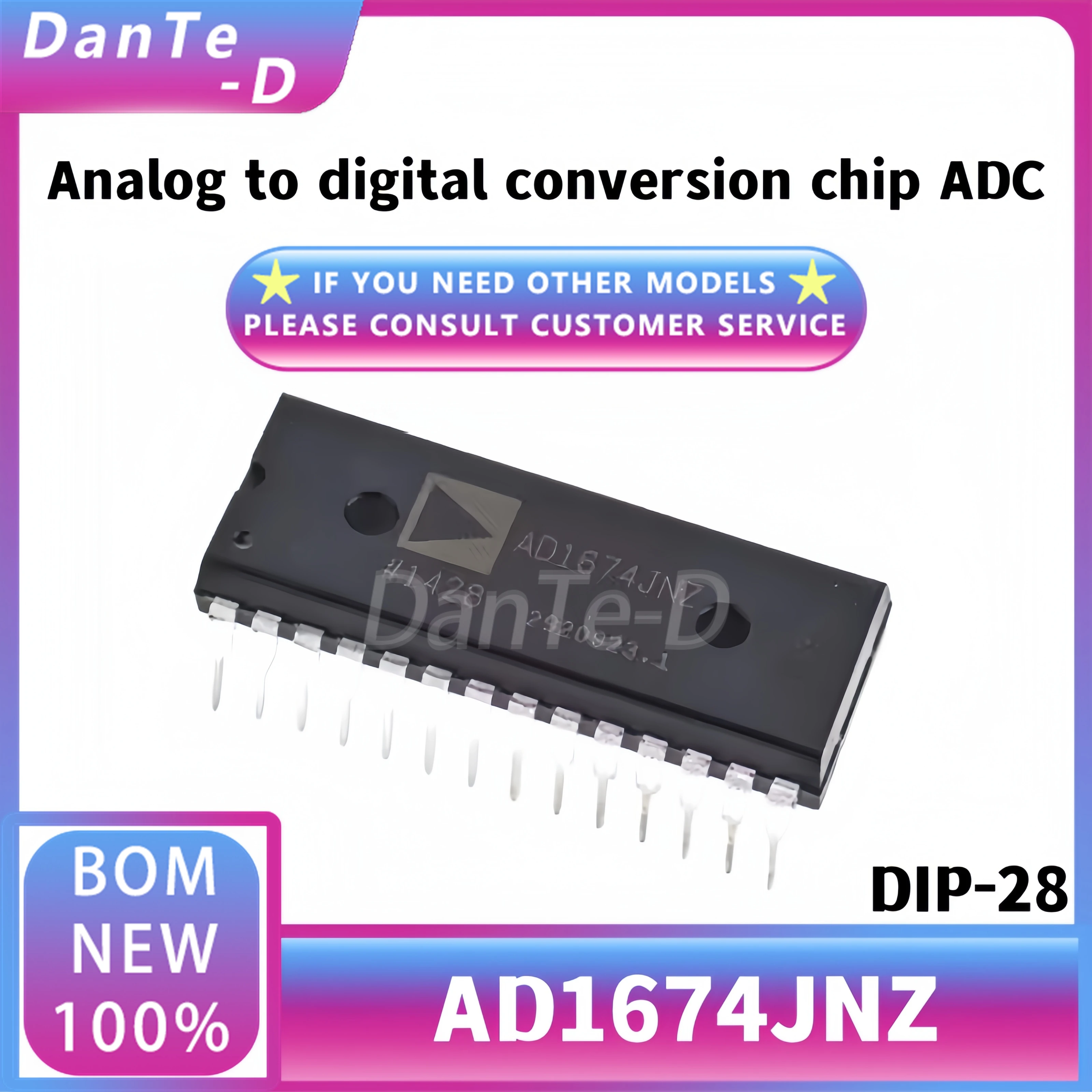 AD1674JNZ New original AD1674JN in-line DIP-28 amplifier chip IC