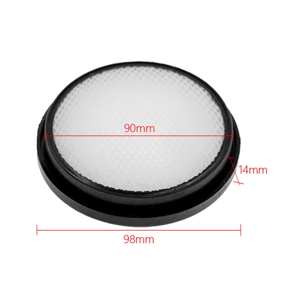 4 ชิ้นสําหรับ Proscenic P8 เครื่องดูดฝุ่น Hepa Filter Replacement นํากลับมาใช้ใหม่ได้และล้างทําความสะอาดได้