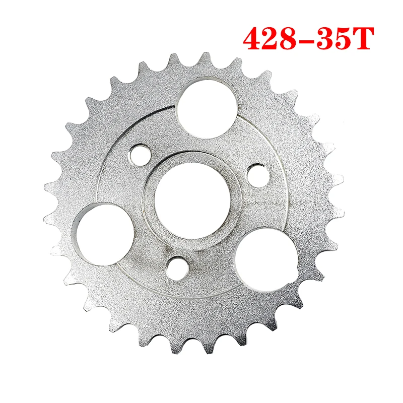 428 420 24T 26T 28T 29T 31T 35T 37T 39T Tooth 30mm Rear Chain Sprocket Gear for Monkey Motorcycle Cross-country Accessories