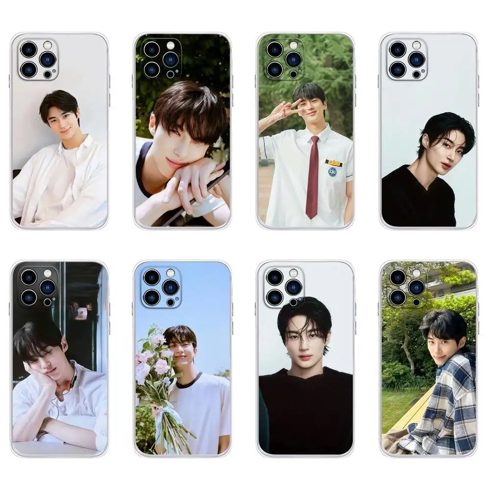

B-byeon wooseok Phone Case For iPhone 17,16,15,14,13,12,11 X,Plus,Pro,Max,XR,Plus,E,Mini Transparent Soft Cover