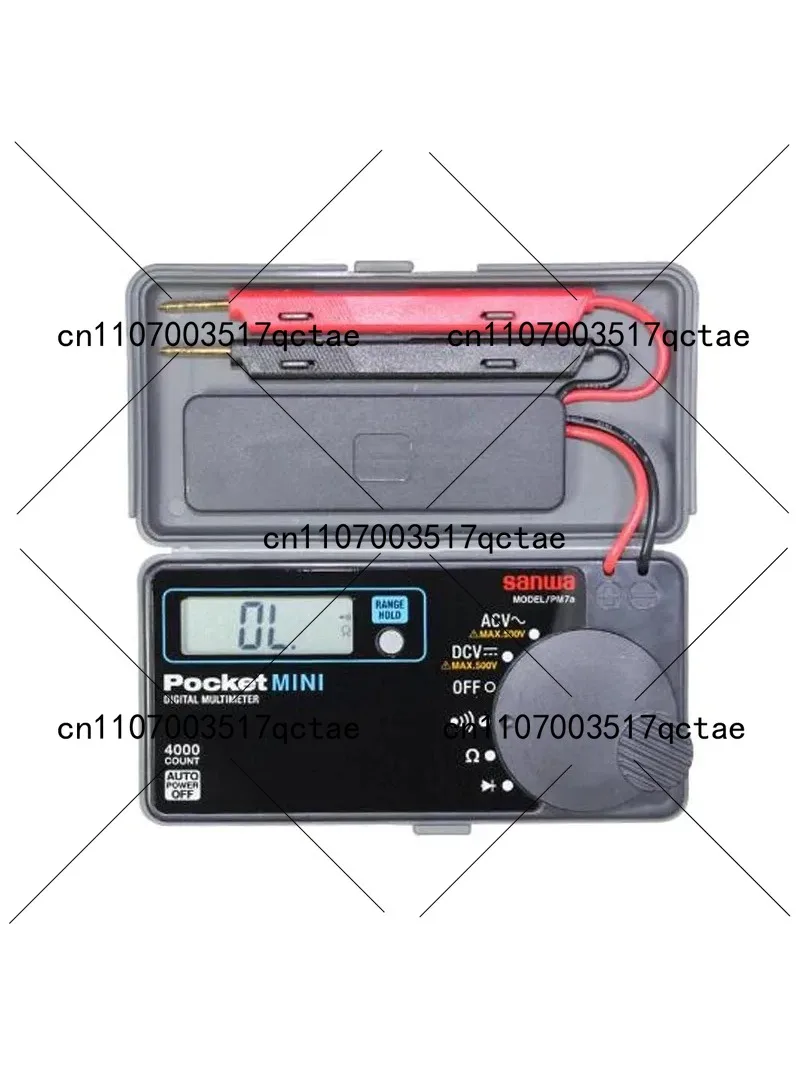 Pocket Mini Digital Multimeter 4000 Count AC DC Voltage Tester Portable DMM with LCD Display Electrical Measuring Tool