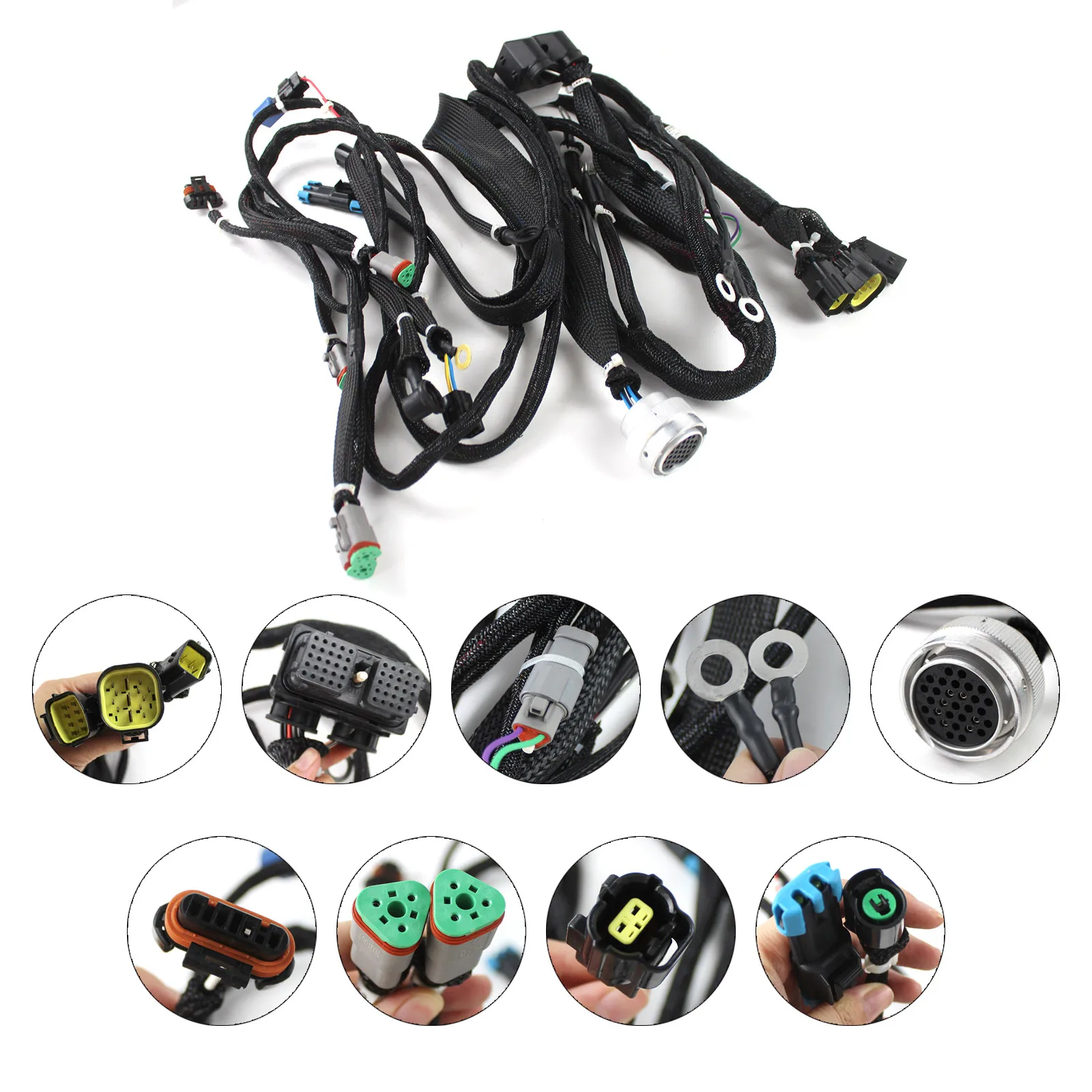 

QSM11 Engine Wiring Harness 21NB-10051 21NB-10052 21NB-10053 For Hyundai R455-7 R500-7