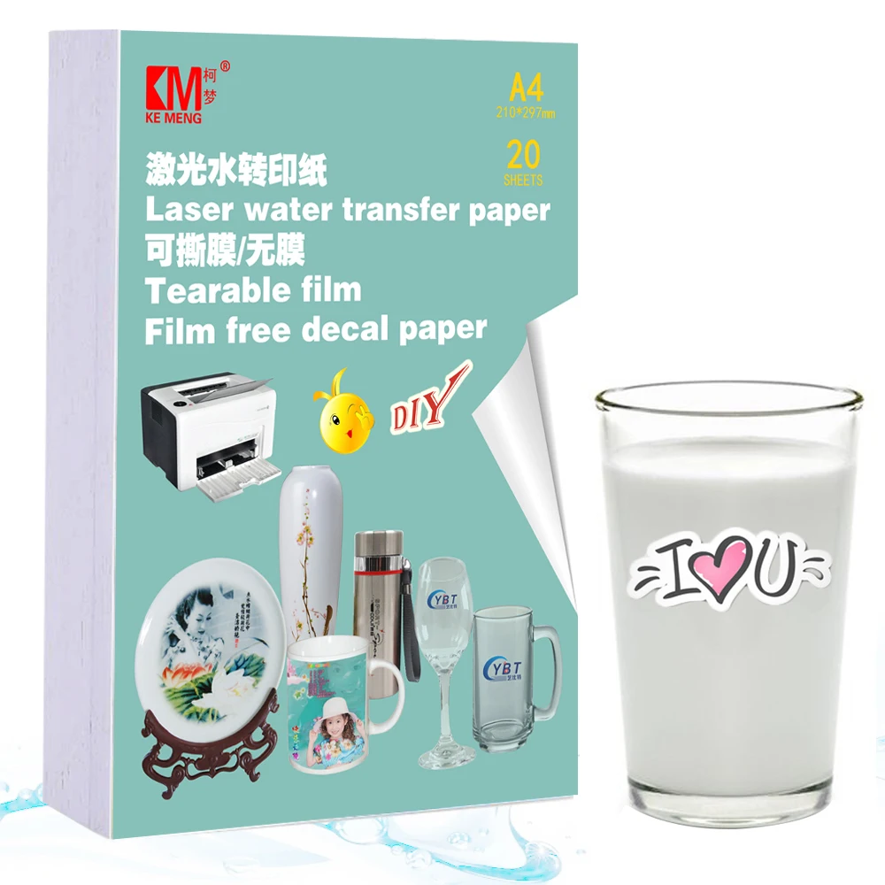 Hollow Out Laser Tearable film Water Transfer Paper Watersilde Sticker Hollow Out Transfer Decal Paper Print