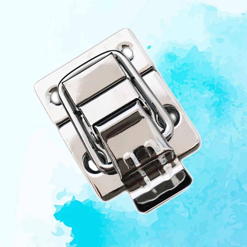 

Stainless Steel Spring Box Latch Heavy Duty Case Chest Trunk Lock Hasp Clamp Easy Install Toolbox Drawer Hardware Replacement