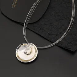 Sweet Rose Flower Necklace for Women Korean Fashion Collares Chains Pendants Trending Products Goth Jewelry
