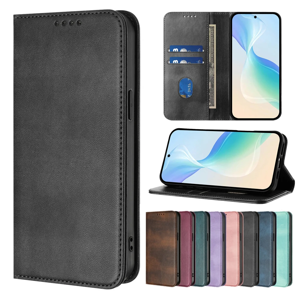 Magnetic Flip Leath…