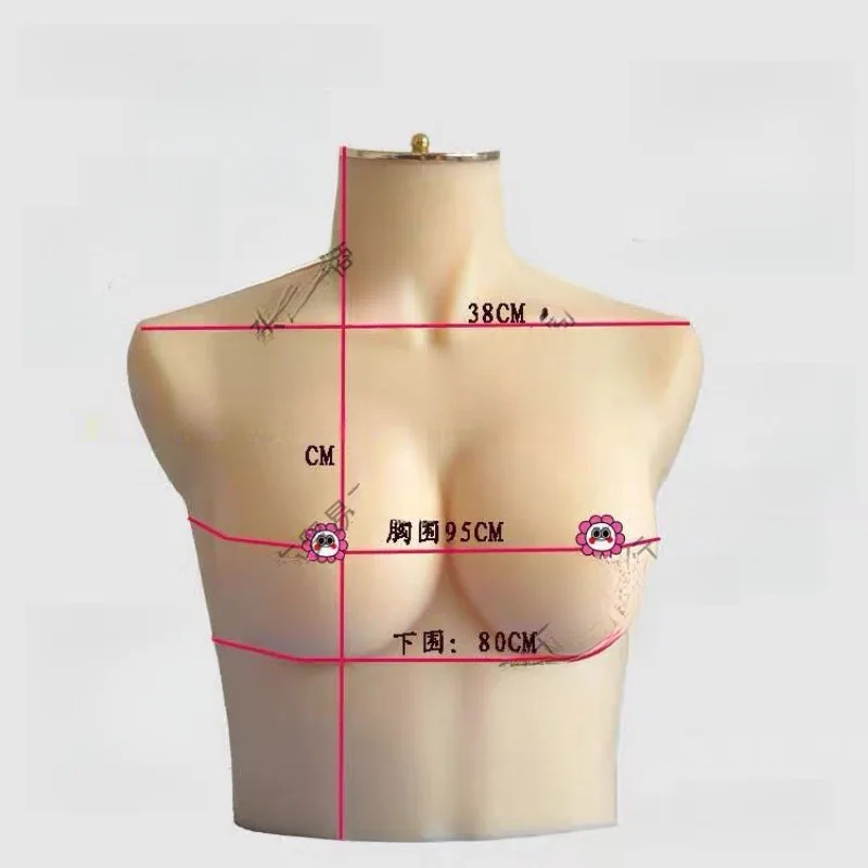 Underwear bra display props software, silicone female breast models can be gathered