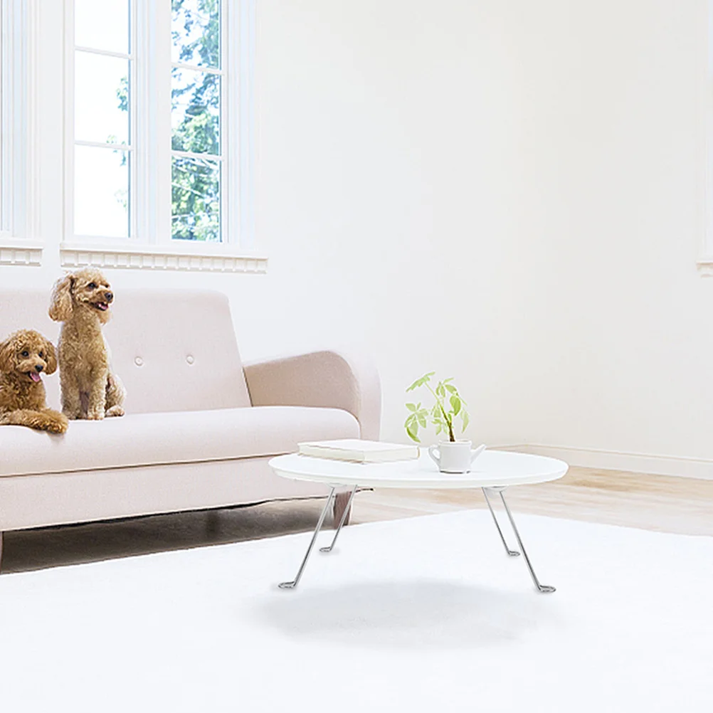 

6pcs Folding Desk Legs Durable Metal Hairpin Base for Laptop Table Nightstand Coffee Table DIY Home Supply Silver