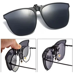 Polarized Rimless Men Clip On Sunglasse Glasses Narrow Clip-on Lenses Women Anti-glare Sunglasses UV400 Goggles New In