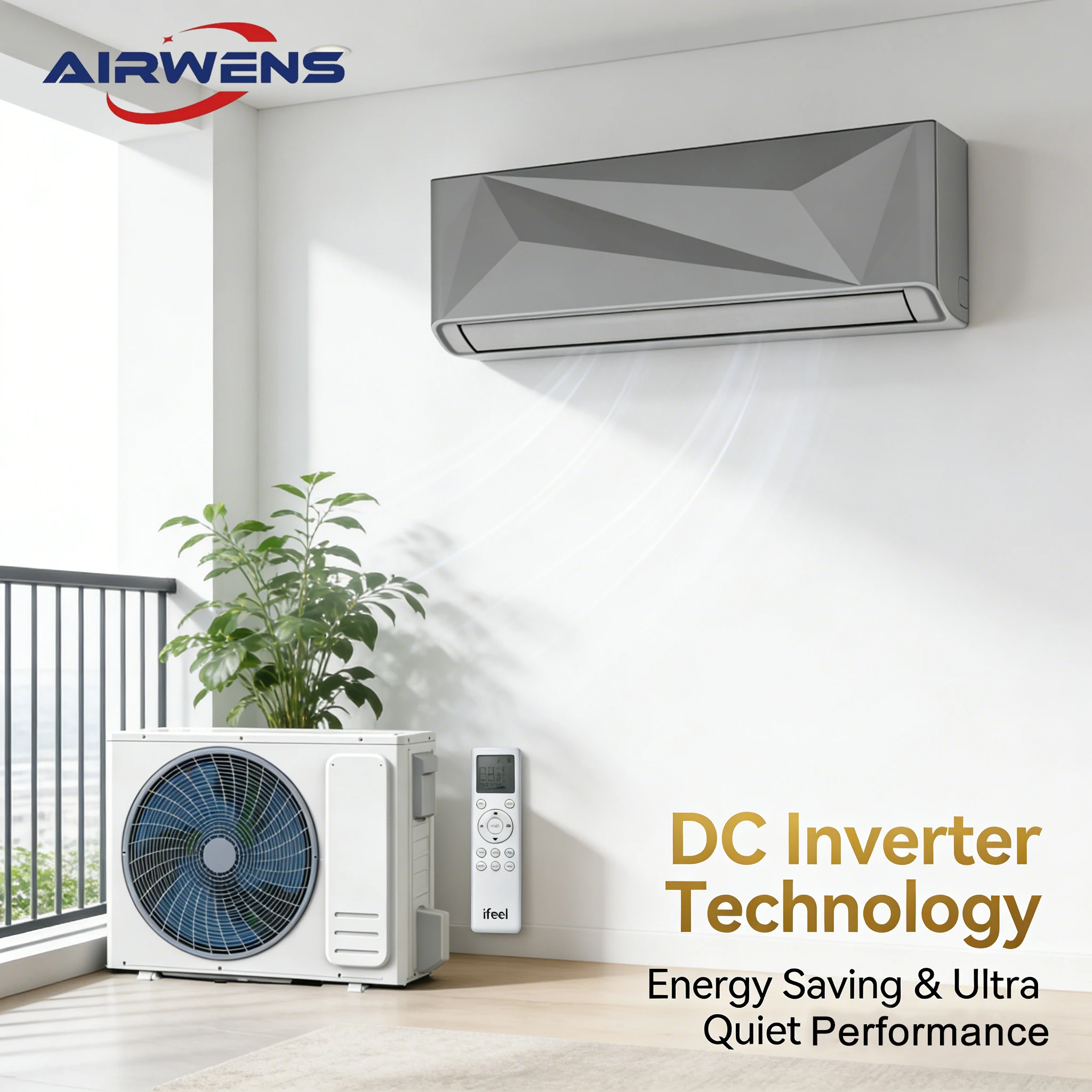 18000BTU R32 Inverter Cooling&heating Split AC with Energy Saving for Server Room Hotel & Commercial Use