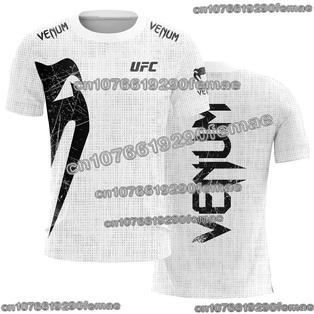 العصرية UFC الرجال أسود تي شيرت أبيض الصيف عادية س الرقبة قصيرة الأكمام ثلاثية الأبعاد طباعة الأعلى للملاكمة اللياقة البدنية التدريب