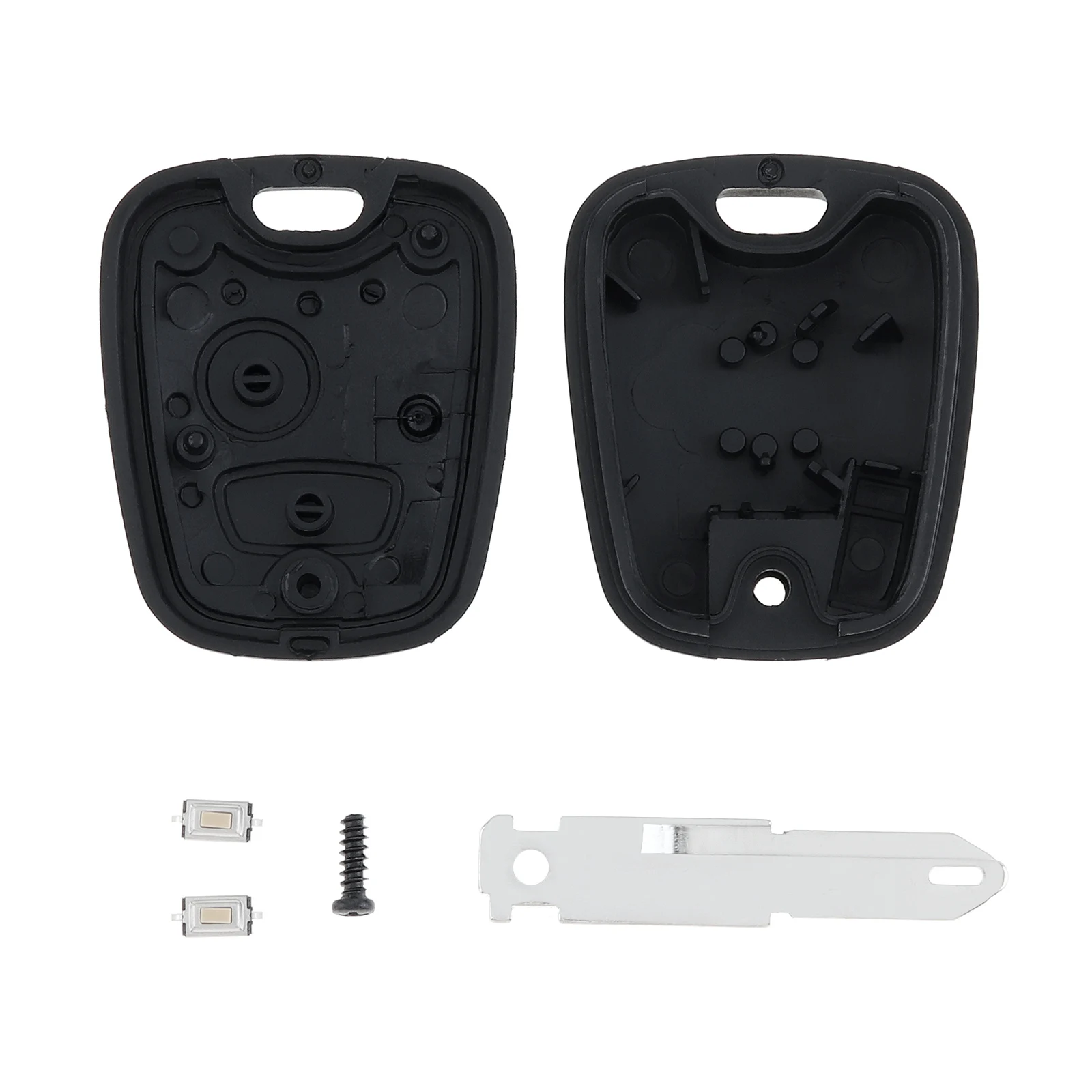 2 Buttons Remote Car Key Shell Fob Key Case Cover with 206 Blade Micro Switches Fit for Peugeot 106 107 206 207 306 307 406 407