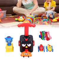ZK50 Children Cartoon Inertia Air Power Balloon Car Balloon Launcher Educational Science Experiment Toy