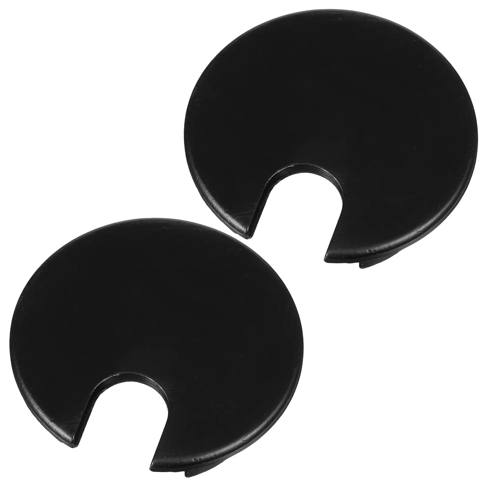 2Pcs Desk Cord Hole Cover Round Cable Grommet for Desktop Wire Management Smooth Surface Elegant Finish Easy Installation No