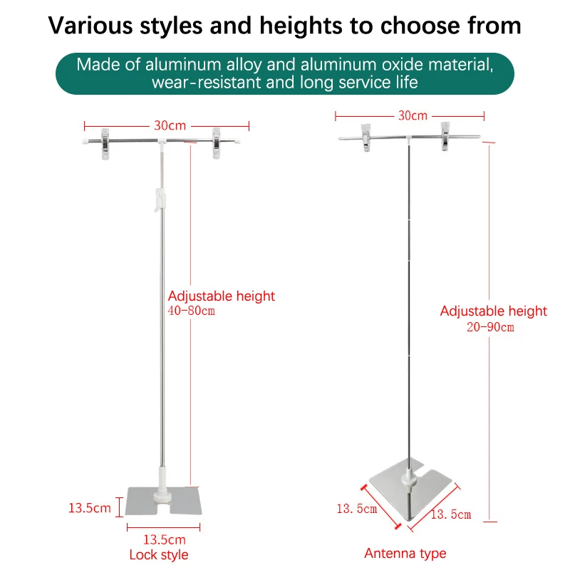 إطار عرض الملصقات من الفولاذ المقاوم للصدأ - حامل خلفية صورة تي شيرت من الدرجة التجارية لتصوير الفيديو والإعلان