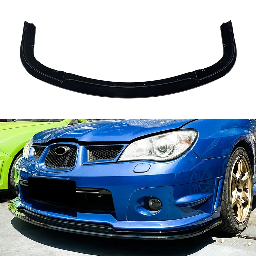 

Front Bumper Lip Spoiler Splitter Diffuser For Subaru Impreza WRX STI 2006-2007 ABS BodyKits Tuning
