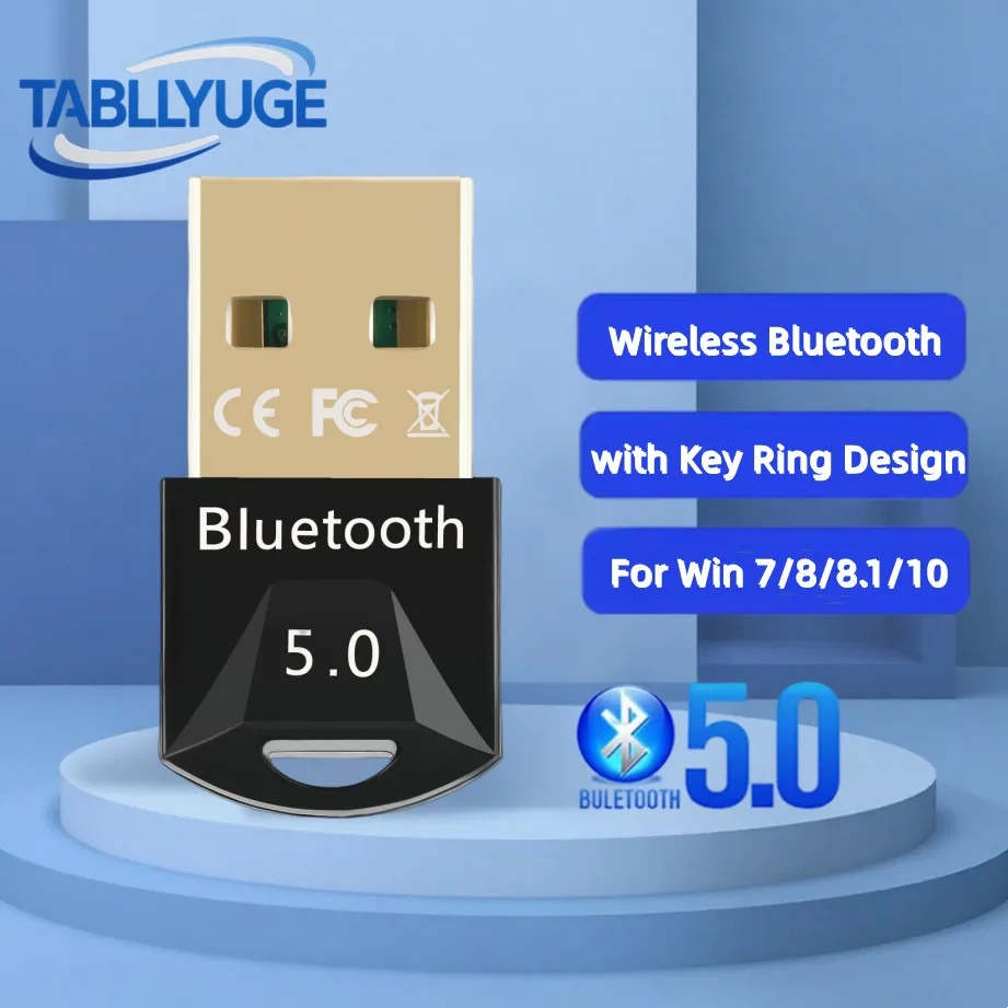 

USB Bluetooth 5.0 Мини Bluetooth-адаптер Приемник Беспроводной Bluetooth-ключ 5.0 Адаптер для ПК Ноутбук Настольный BT-передатчик