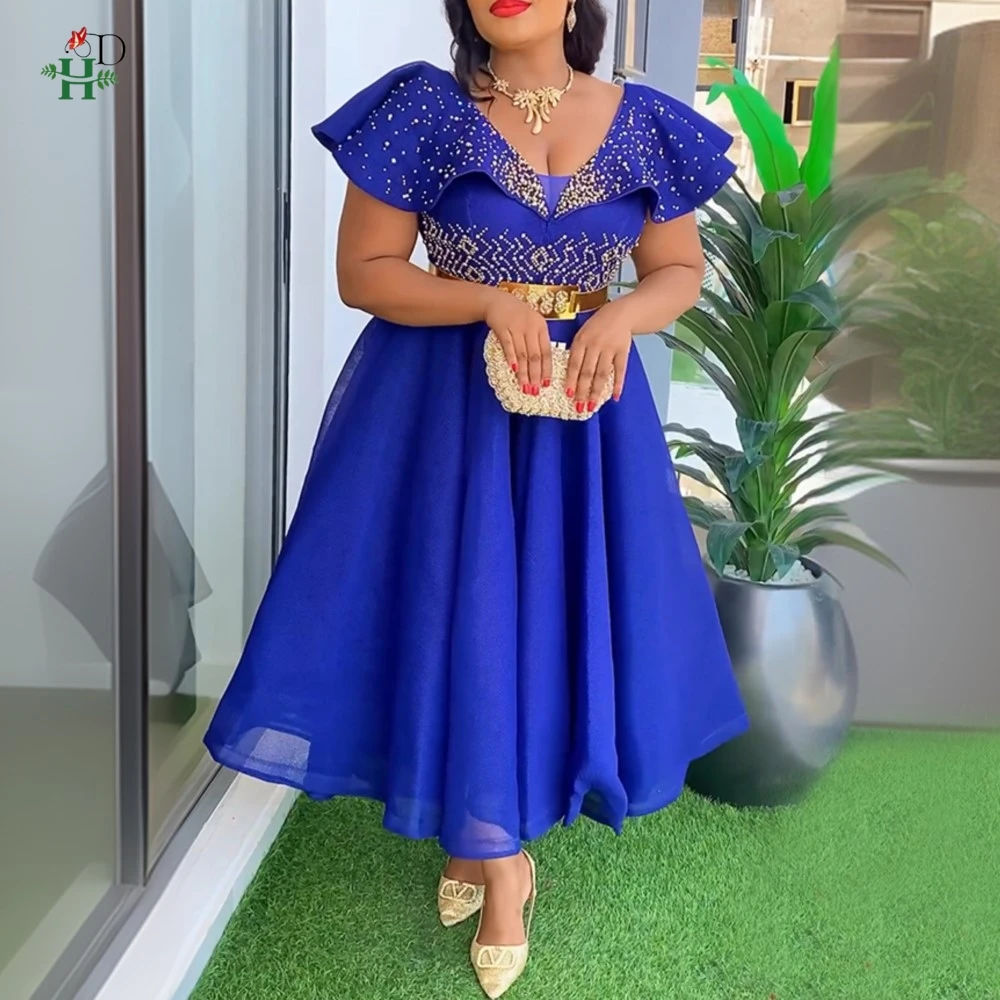 

Африканские свадебные платья больших размеров для женщин, новинка 2024, вечернее платье Dashiki Ankara, элегантный турецкий наряд, халат, африканская одежда