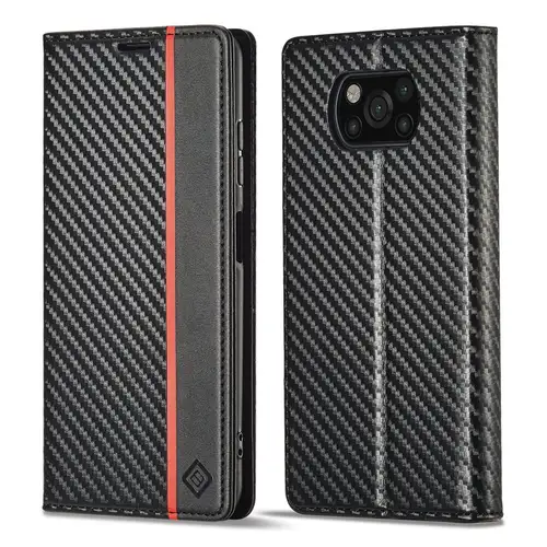 Magnetic Case For Xiaomi POCO X3 Pro Case Leather Classic Black Luxury Flip Cover For Xiaomi Poco X3 NFC X3Pro X 3 Wallet Case - Image 7