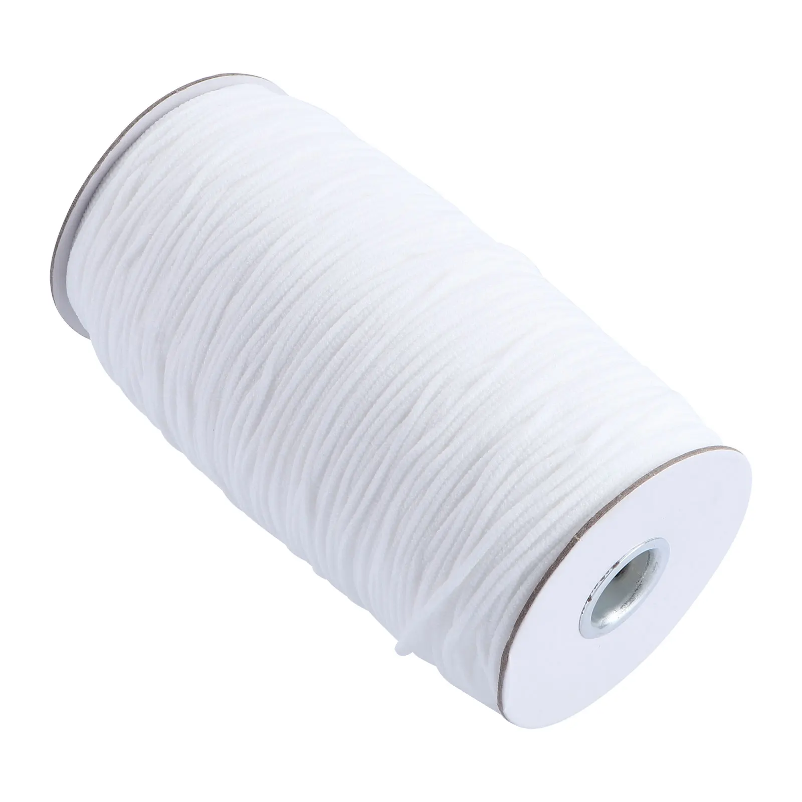 

1 Roll 180M 4Mm Flat Elastic Ribbon Band Diy Clothing Accessories Sewing Craft Costume Making White Polyester Stretch Belt Roll