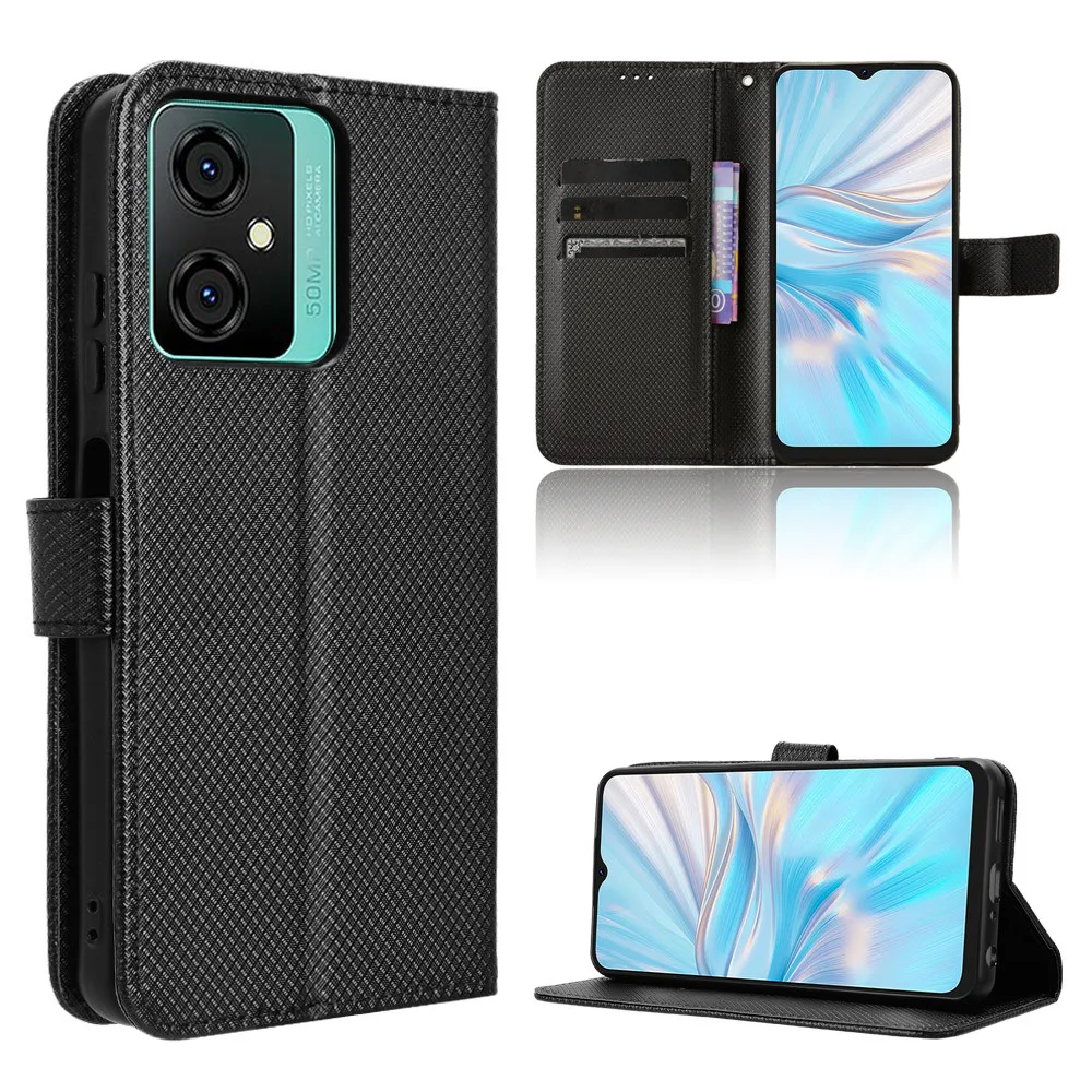 For Blackview Oscal C70 Case Luxury Flip Diamond Pattern Skin PU Leather Wallet Stand Case For Blackview OscalC70 C 70 Phone Bag