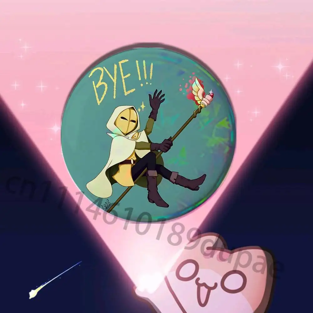 T-The O-Owl House Hunter Badges 25 32 44 58 75 mm Round Customizable Wholesale Fan goods Self-made fan freebies