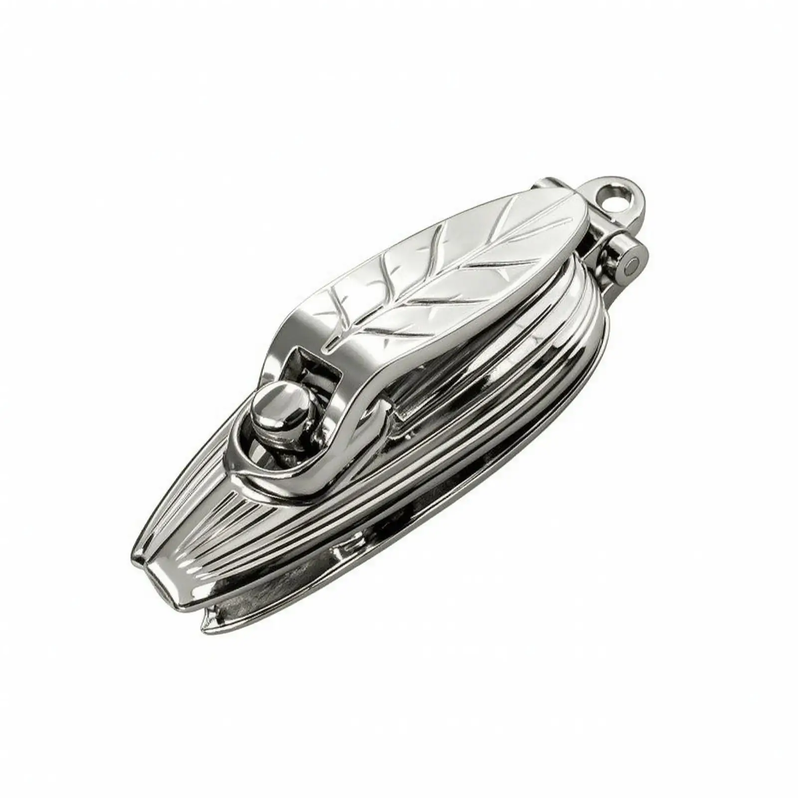 Zinc-Alloy Nut and Cracker Compact Cracker with Hinged Lever Lightweight Fir Nut Sheller for Travel, Desk, Snacking