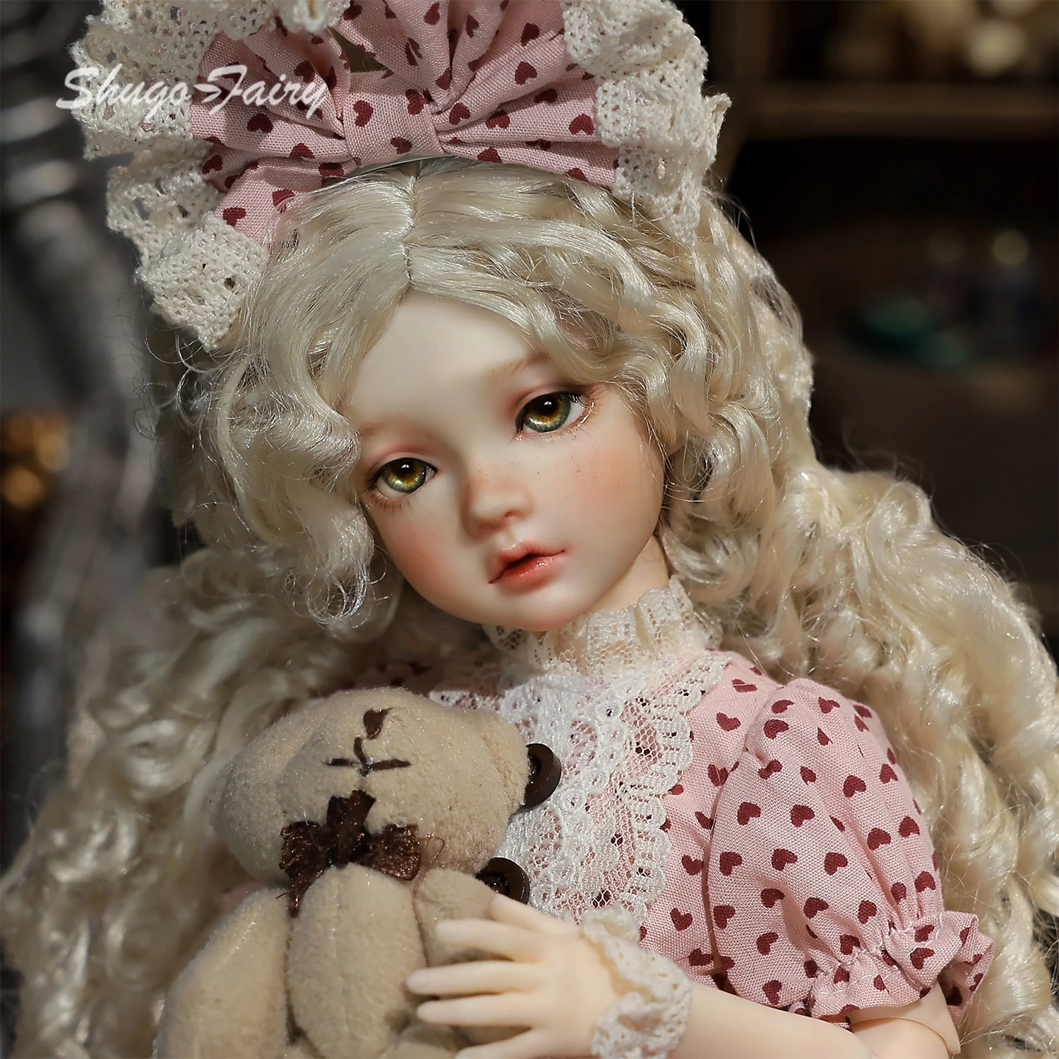 

Кукла BJD 1/6, большой винтажный стиль Cecily, пухкое тело, высококачественная фигурка из смолы с шариковым шарниром, подарок на праздник на День Благодарения, Shugafairy