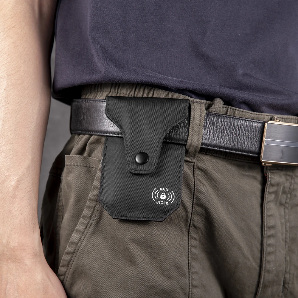 Funda antirrobo con bloqueo RFID, bolsillo oculto RFID, bolsa para sujetador, cinturón para dinero, bolsa de viaje, cartera pequeña para sujetador