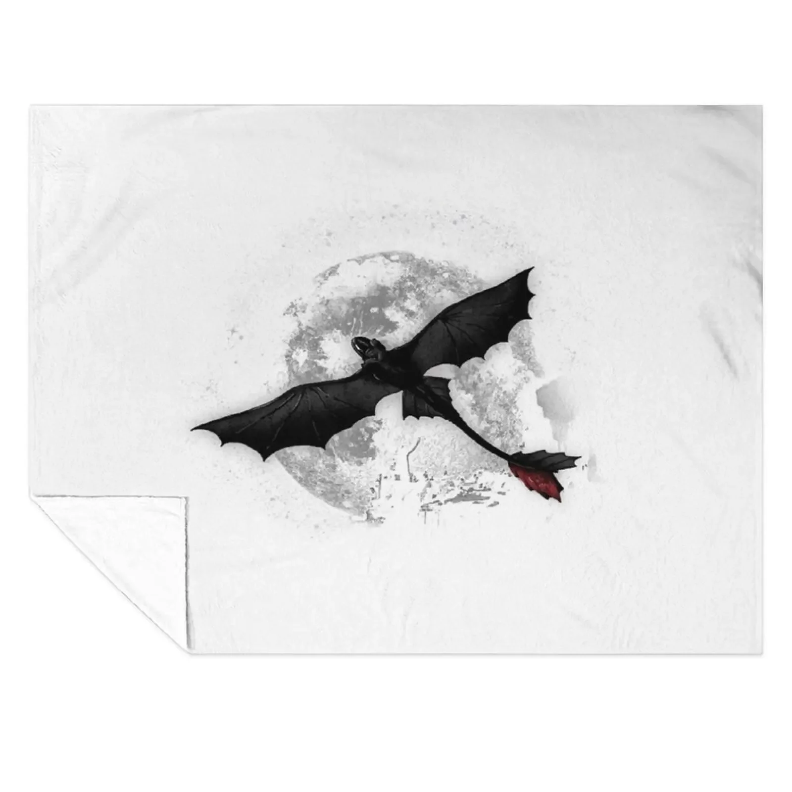 

Moonlight Dragon Rider Throw Blanket Nap Blankets Sofas Of Decoration for sofa Multi-Purpose Blankets