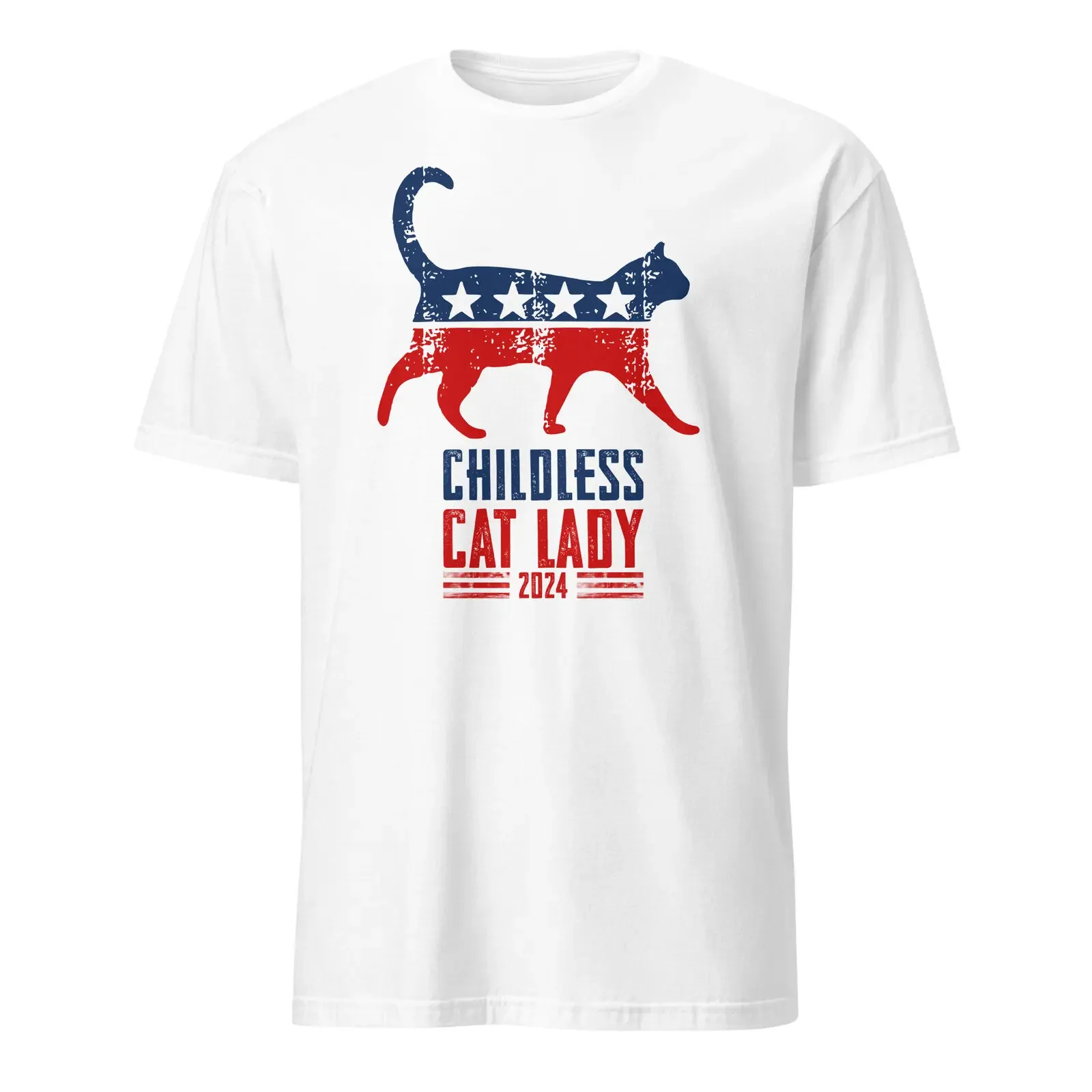 Kamala Harris 2024 Shirt Childless Cat Lady  President Womens T-Shirt New Style Hot Sale  Unisex  High Quality Cotton O-neck