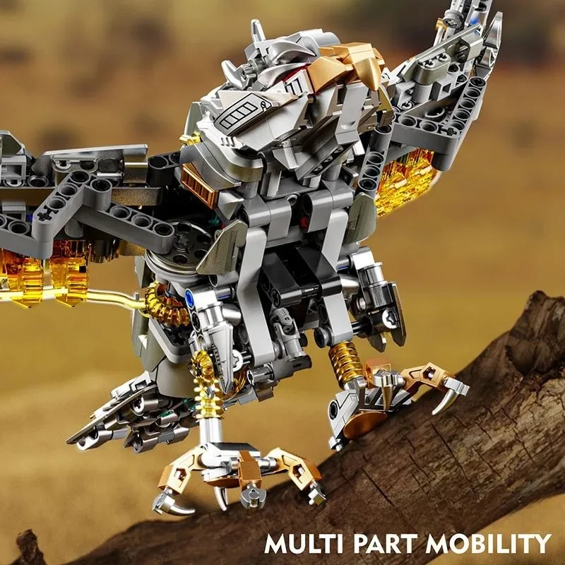 1168PCS Crea MOC Tecnico Meccanico Aquila Building Blocks Modello Scienza Semi-meccanica per bambini Giocattoli fai da te per i regali del capretto