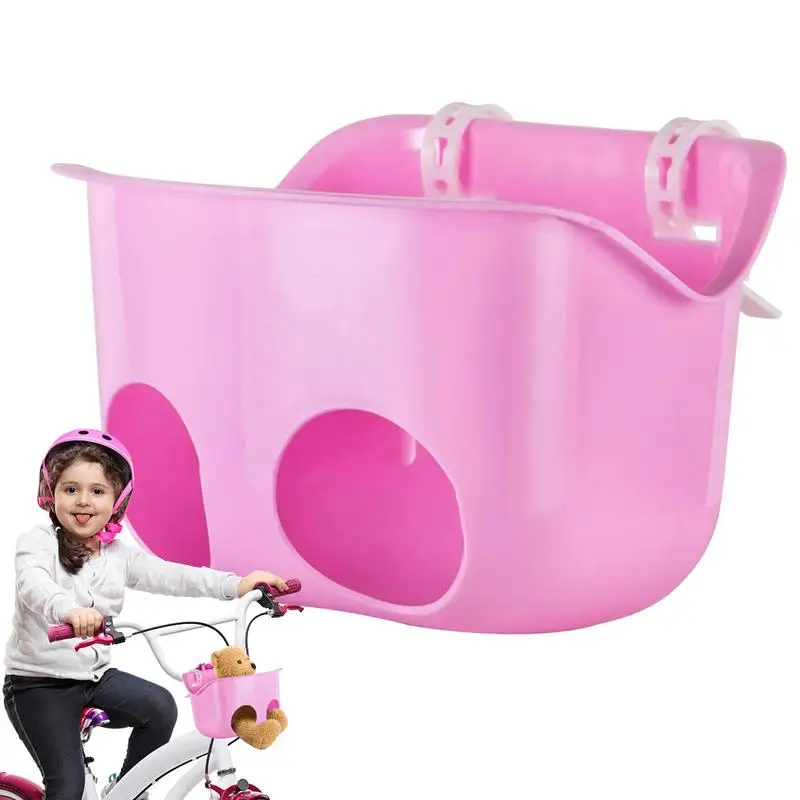 Kids Bike Doll Seat Basket with Holder for Kid Bicycle handlebar Decorate baby bicycle baby seat for Tricycle Balance Bike