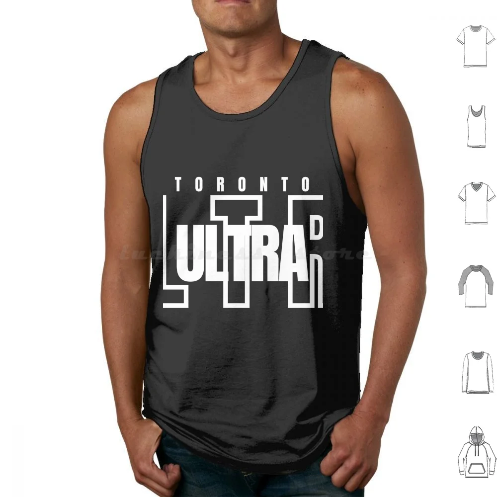 

Ultra Tank Tops Vest Sleeveless Ultra Toronto Gamer Gaming Games Game Text White