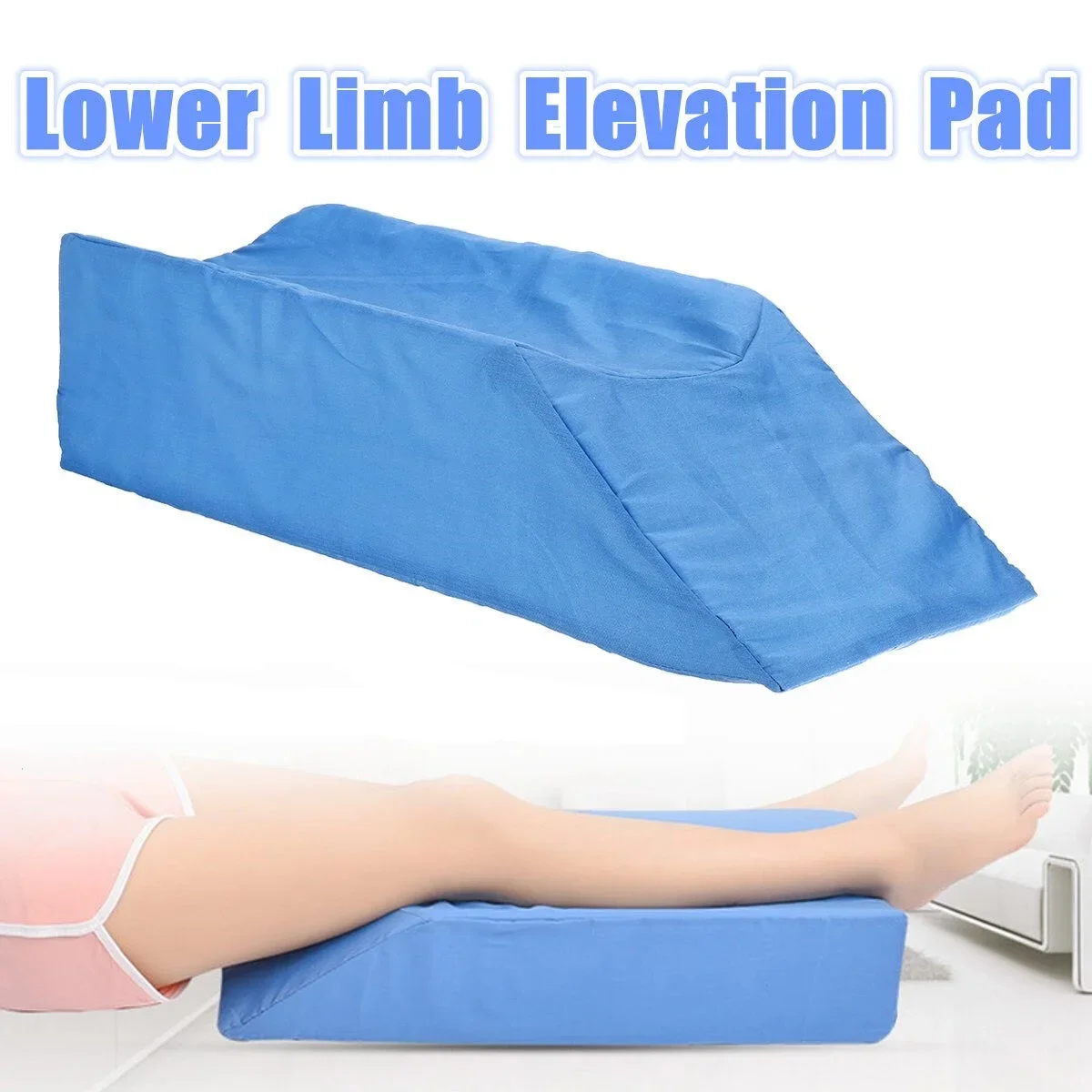 50x20x15cm 3 Colors Lower Limb Elevating Pad Mat Elevation Cushion U Shape Pillow Leg Lumbar Support Cushion Pillow Bed Bedding