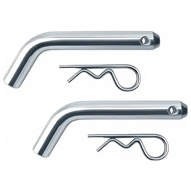 NEW HOT In Stock-Heavy Duty Trailer Hitch Pin And Clip 5/8-Inch Diameter For 2 Pcs For 2