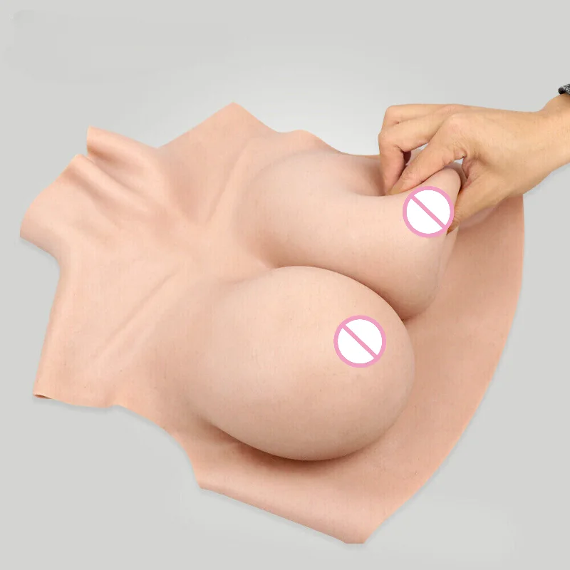 Silicone Breast Crossdresser G Cup Plate Fake Boobs Suit Large Stage Performance Clothing