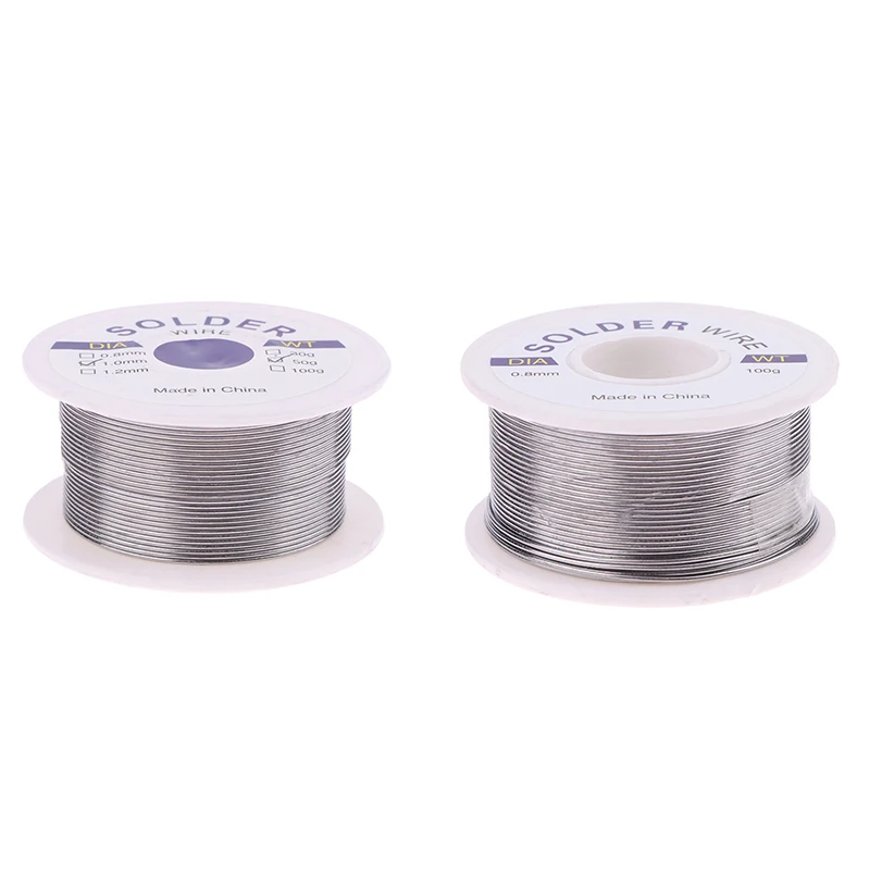 8g 15g 30g 50g 100g 0.8mm 1.0mm Soldering Tin Wire Tin Melt Rosin Core Solder Soldering Wire Roll No-clean FLUX