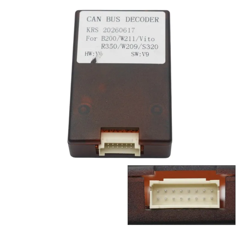 Für Benz C-Klasse W203 2002-2004 CLK W209 2002-2006 Auto-Radio Verkabelungsadapter Stromkabel Stereo-Adapter – Detail 6
