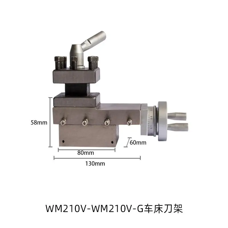 

180 210 Lathe Tool Post Wm180V /PL180V/Square Tool Post Lathe Accessories